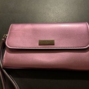 Kate Spade Shimmering Pink Clutch